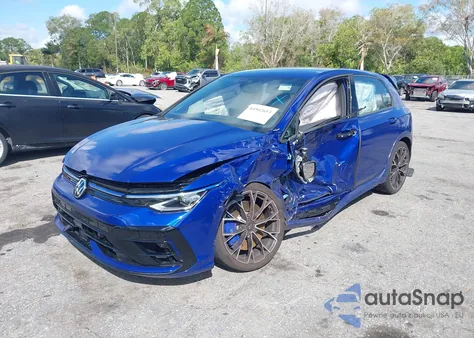 2025 Volkswagen Golf R 2.0T из США, поврежденный, VIN WVWEB7CD9SW216985